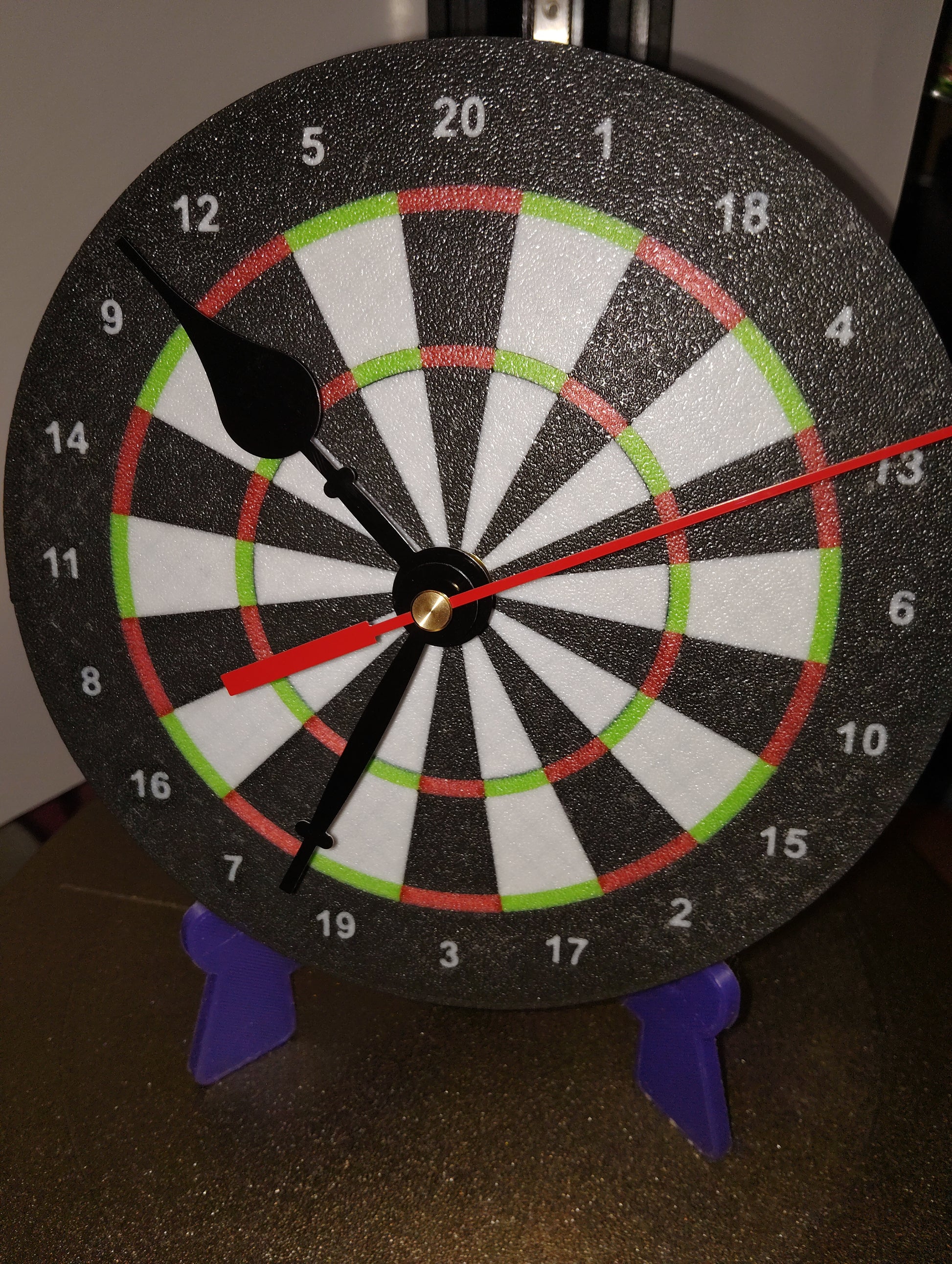 Horloge cible fléchette
